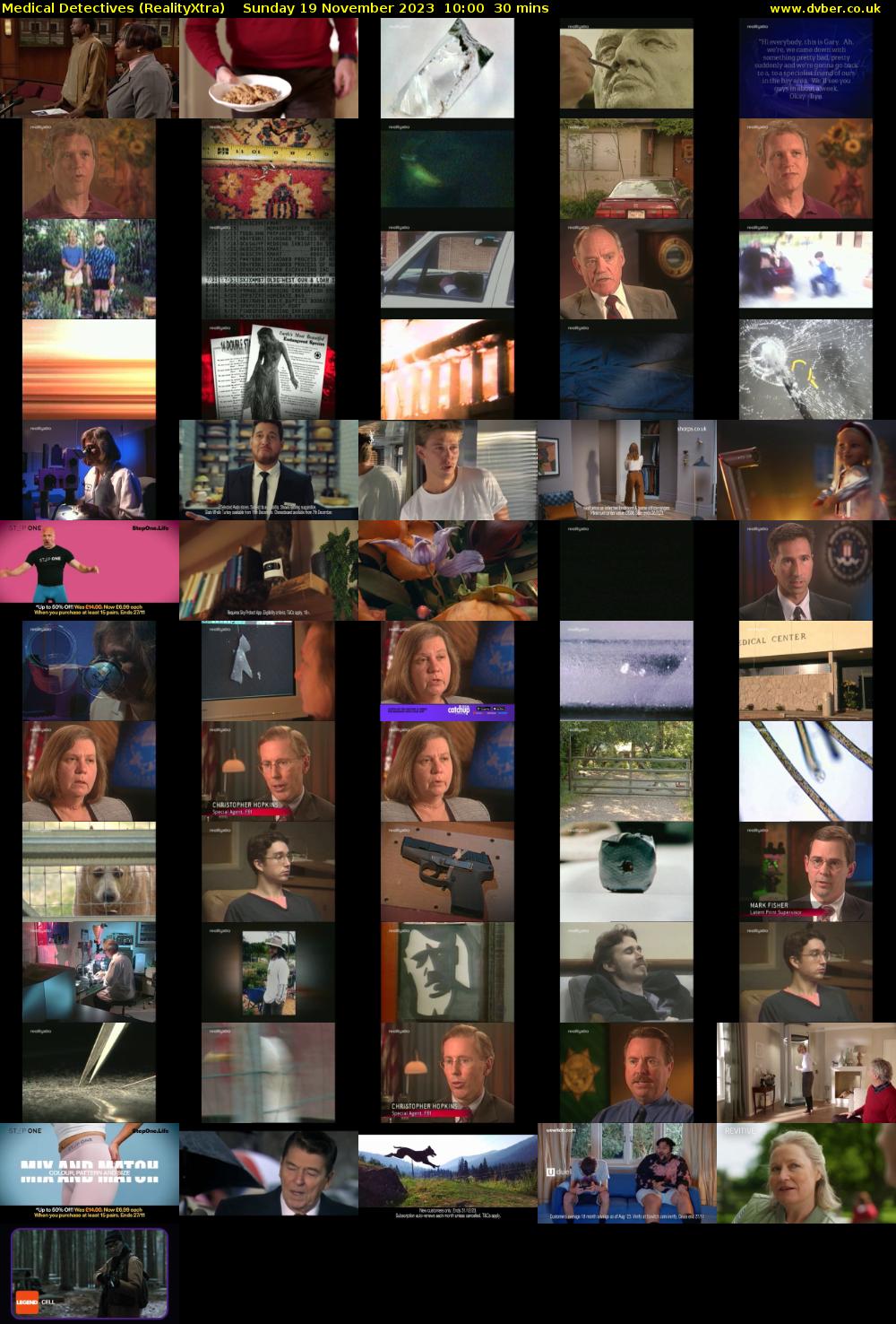 Medical Detectives (RealityXtra) Sunday 19 November 2023 10:00 - 10:30