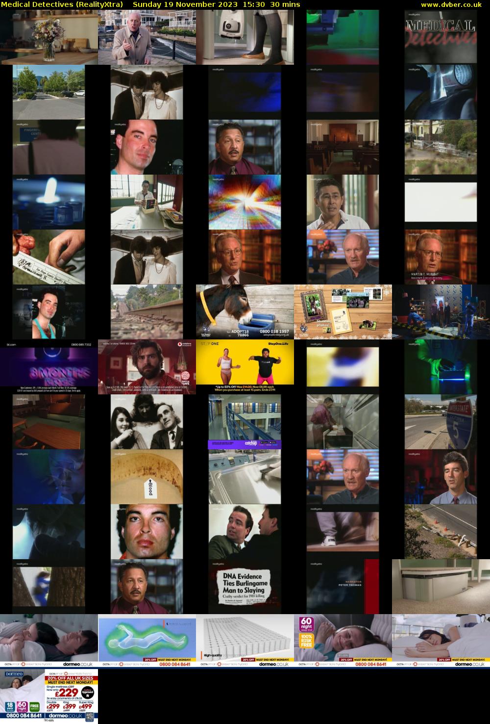Medical Detectives (RealityXtra) Sunday 19 November 2023 15:30 - 16:00