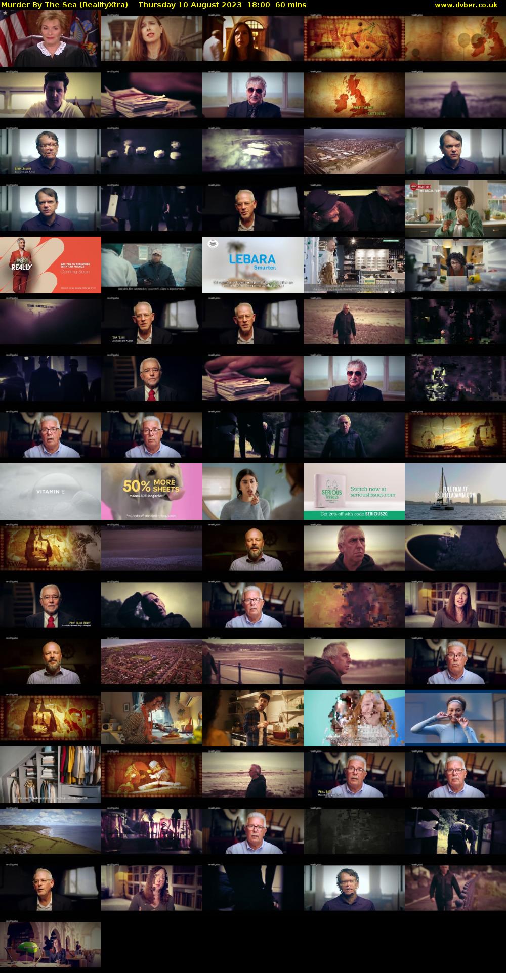 Murder By The Sea (RealityXtra) Thursday 10 August 2023 18:00 - 19:00