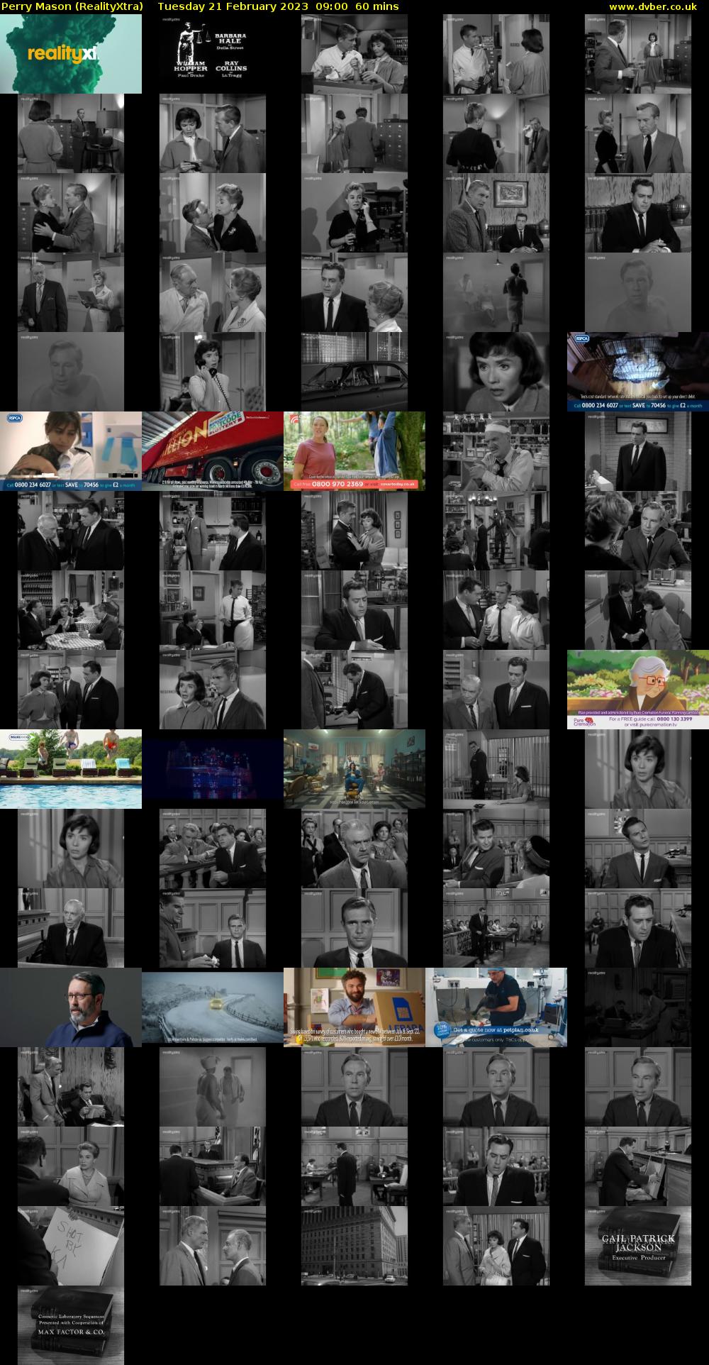 Perry Mason (RealityXtra) Tuesday 21 February 2023 09:00 - 10:00