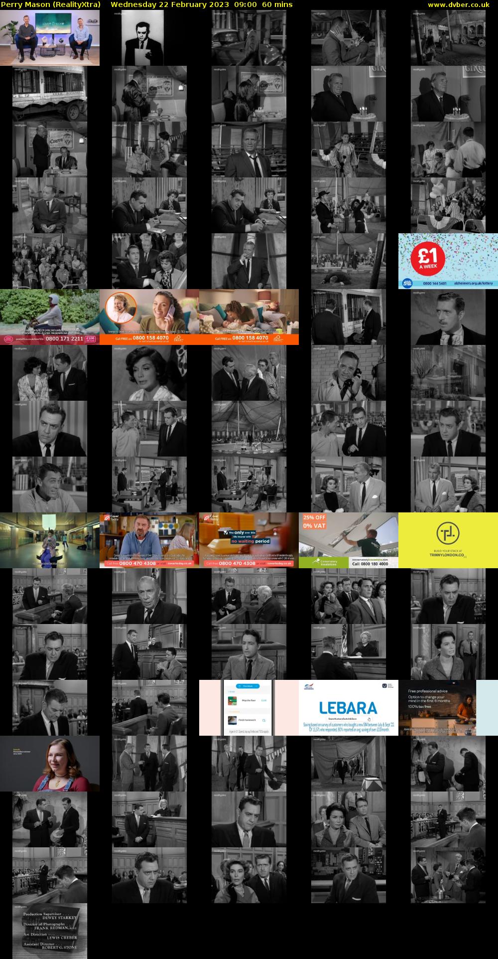 Perry Mason (RealityXtra) Wednesday 22 February 2023 09:00 - 10:00