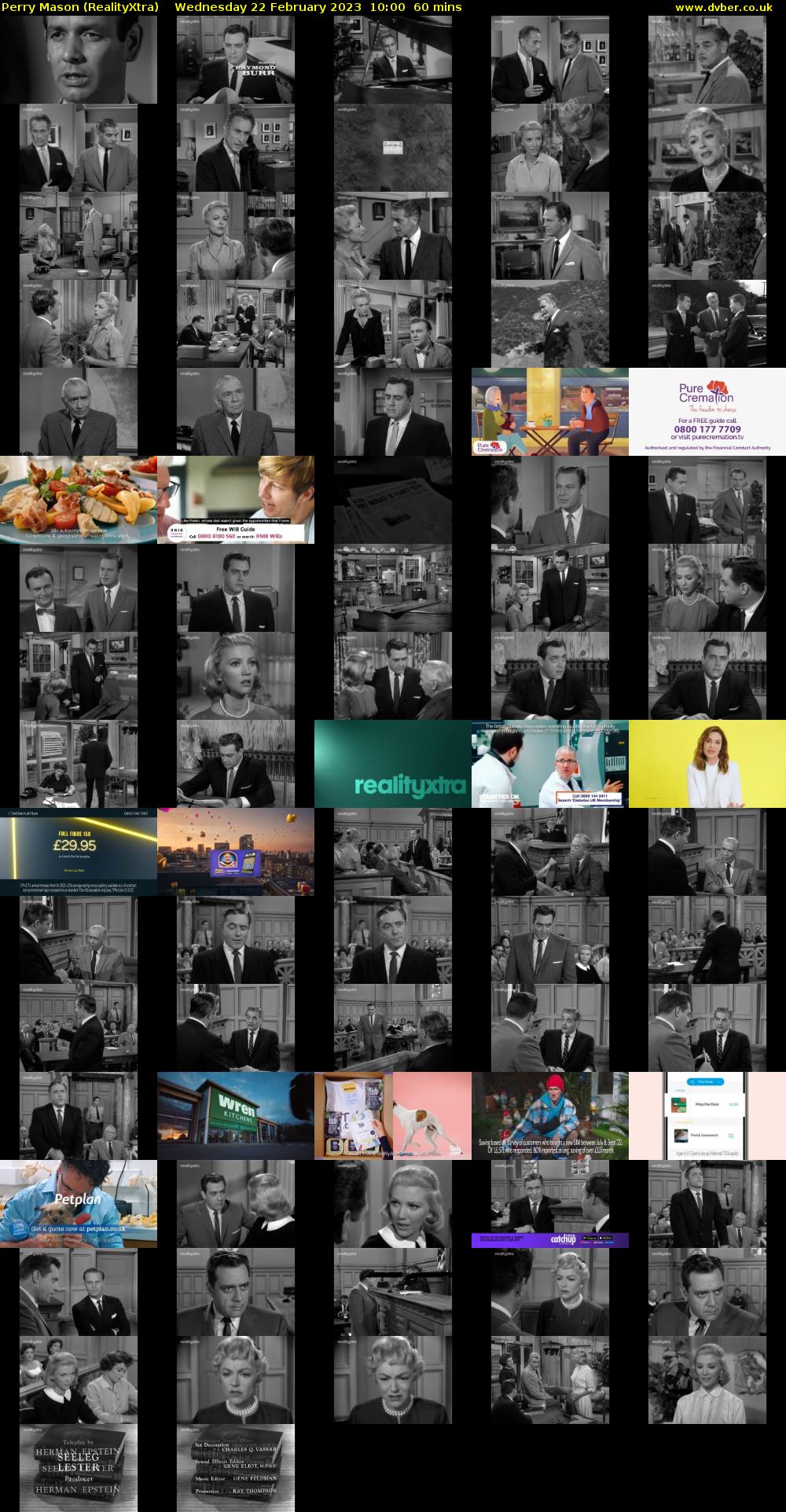 Perry Mason (RealityXtra) Wednesday 22 February 2023 10:00 - 11:00