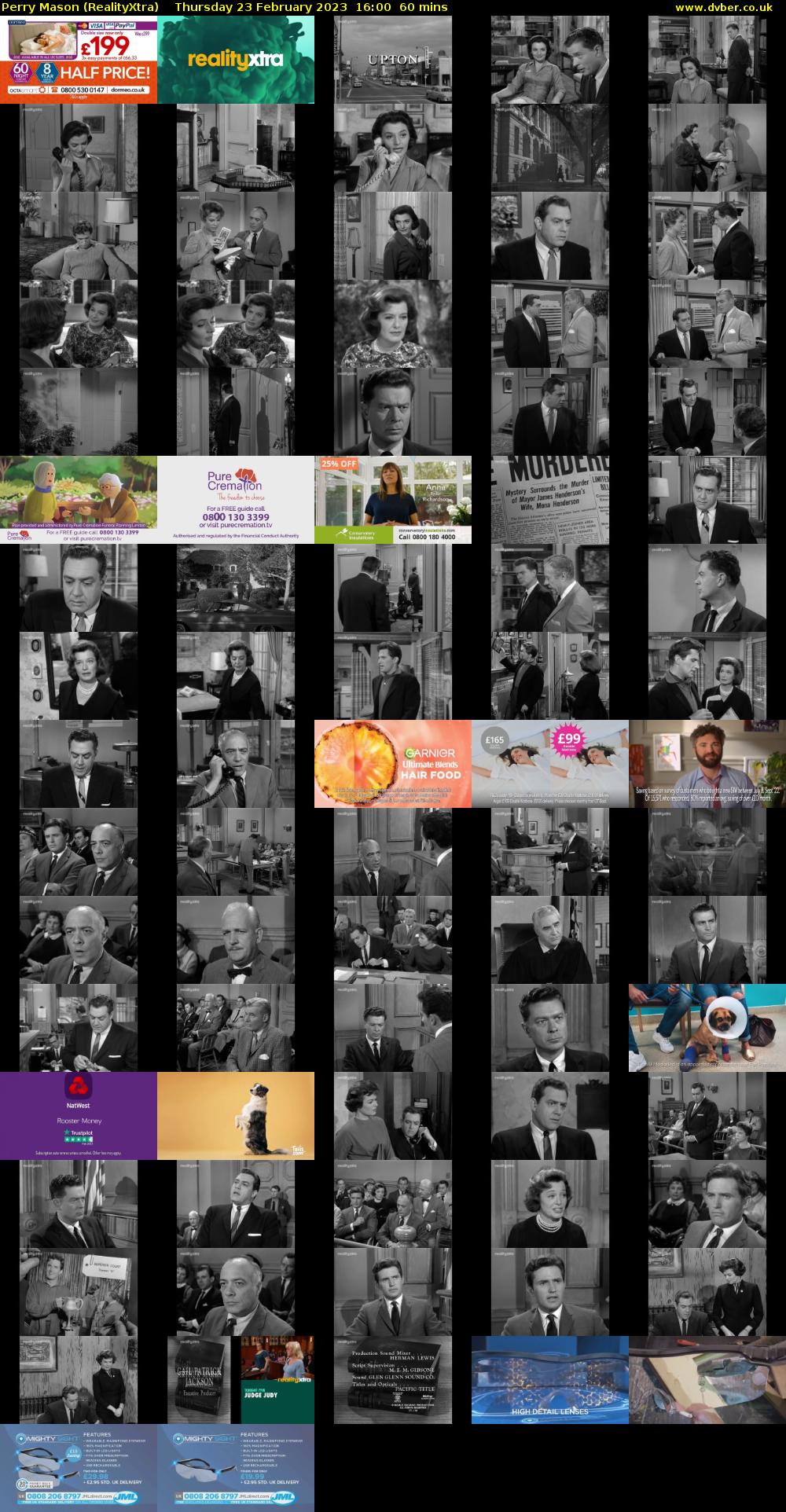 Perry Mason (RealityXtra) Thursday 23 February 2023 16:00 - 17:00