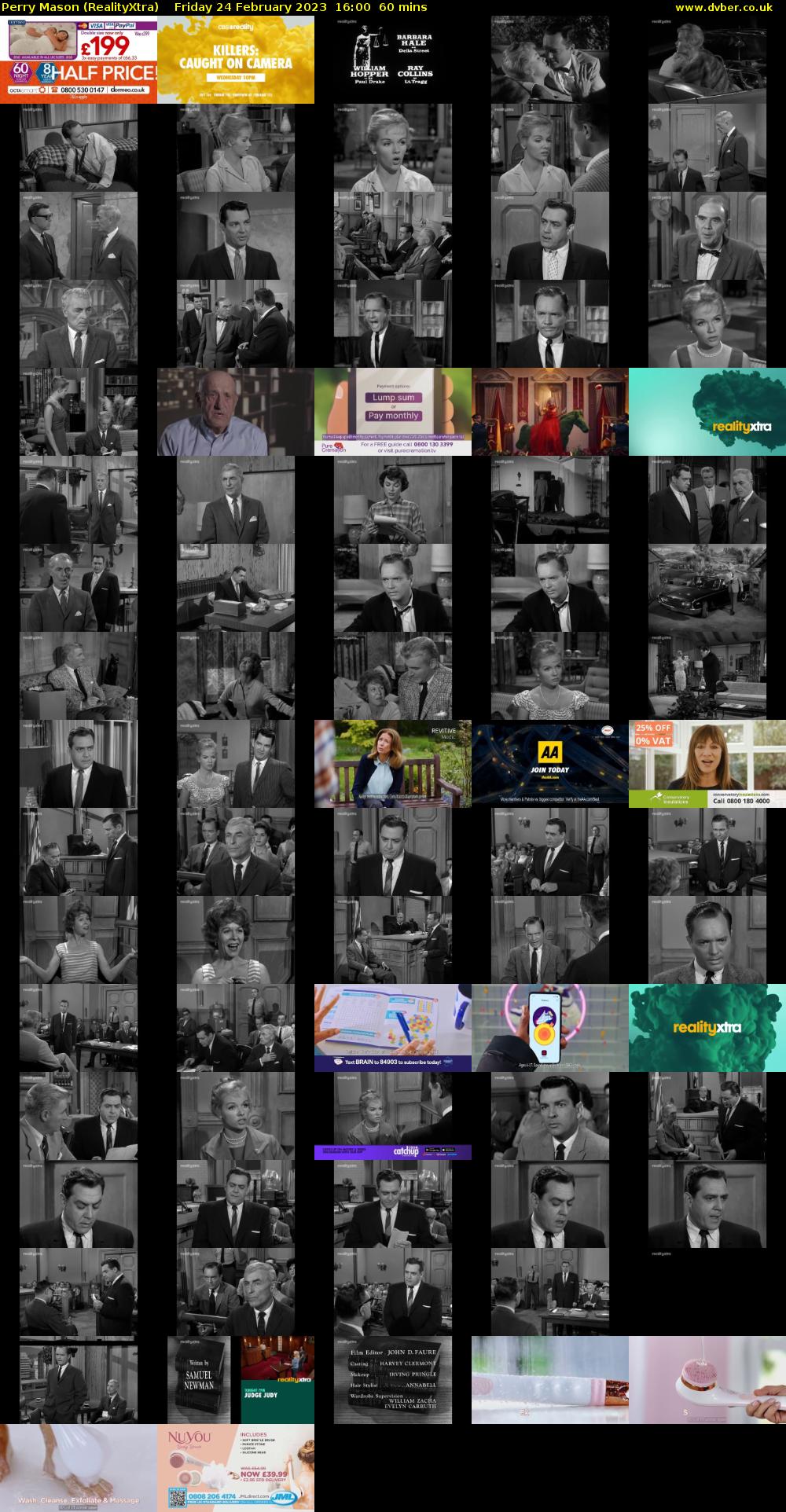 Perry Mason (RealityXtra) Friday 24 February 2023 16:00 - 17:00