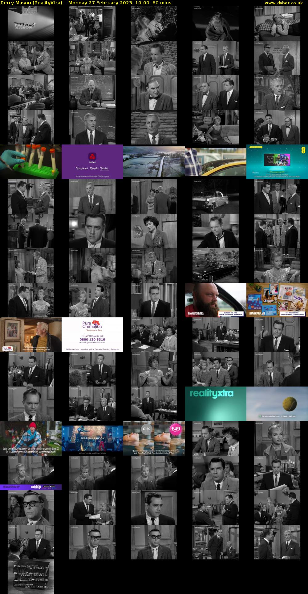 Perry Mason (RealityXtra) Monday 27 February 2023 10:00 - 11:00