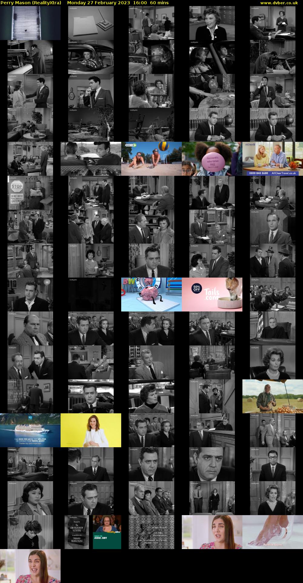 Perry Mason (RealityXtra) Monday 27 February 2023 16:00 - 17:00