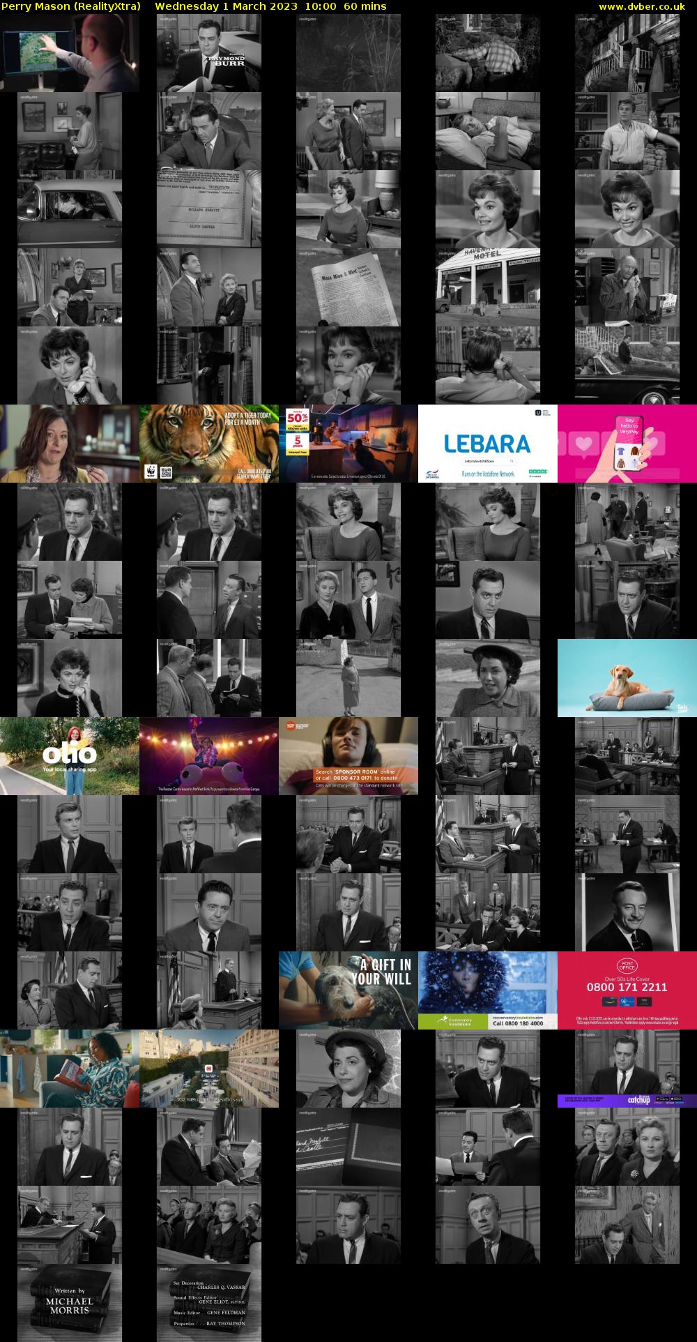 Perry Mason (RealityXtra) Wednesday 1 March 2023 10:00 - 11:00