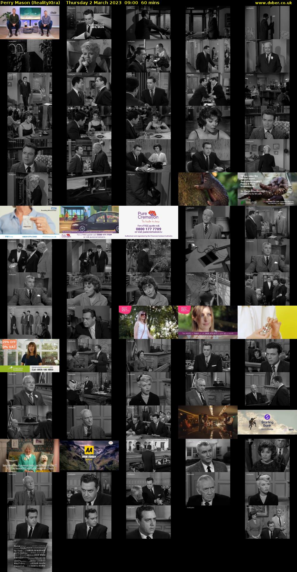 Perry Mason (RealityXtra) Thursday 2 March 2023 09:00 - 10:00