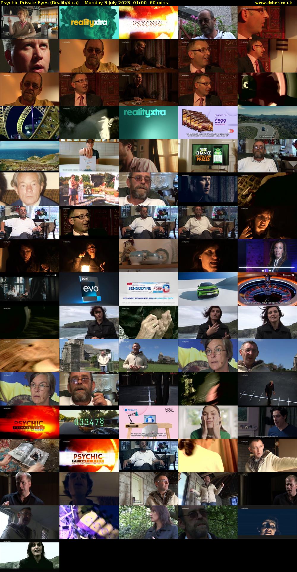 Psychic Private Eyes (RealityXtra) Monday 3 July 2023 01:00 - 02:00