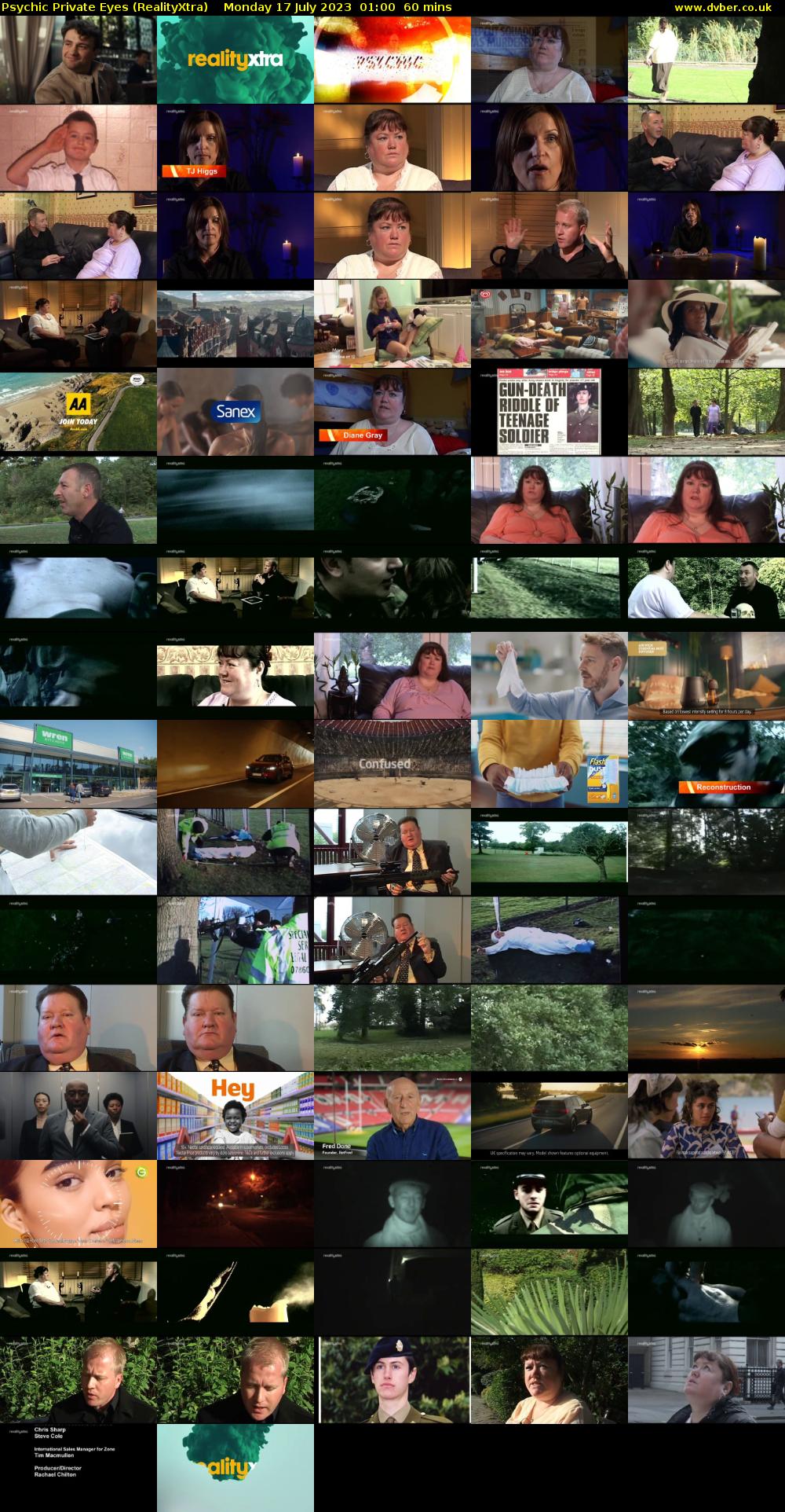 Psychic Private Eyes (RealityXtra) Monday 17 July 2023 01:00 - 02:00