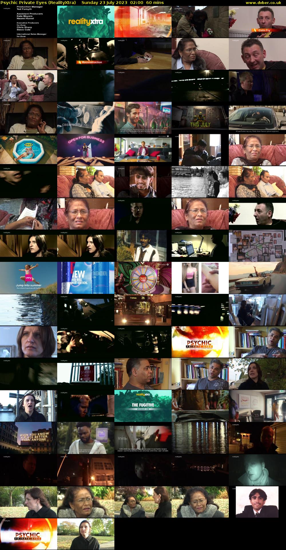 Psychic Private Eyes (RealityXtra) Sunday 23 July 2023 02:00 - 03:00