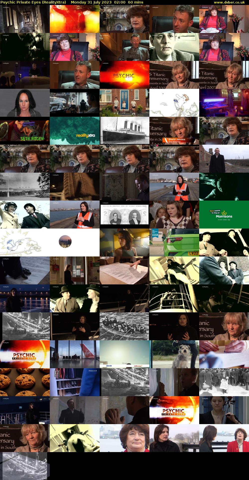 Psychic Private Eyes (RealityXtra) Monday 31 July 2023 02:00 - 03:00
