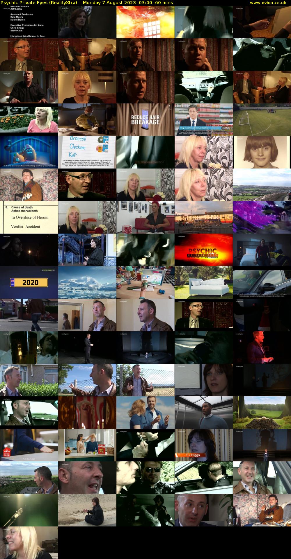 Psychic Private Eyes (RealityXtra) Monday 7 August 2023 03:00 - 04:00
