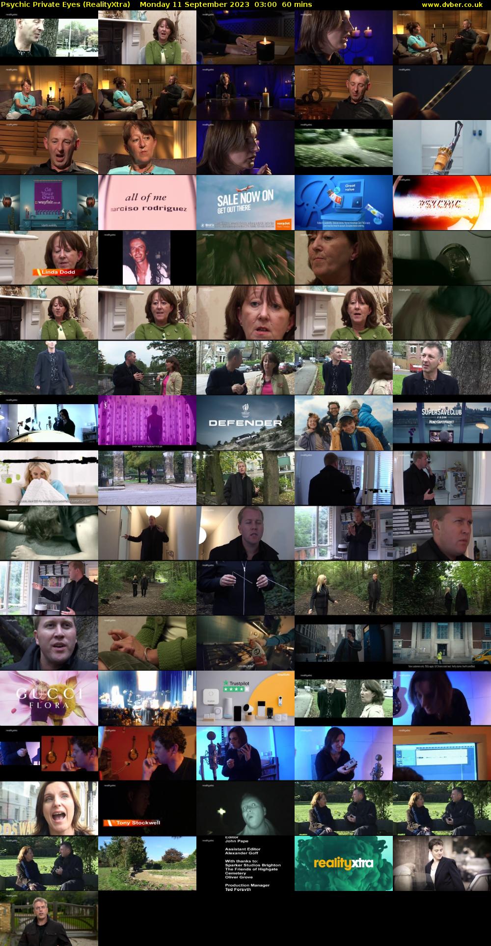 Psychic Private Eyes (RealityXtra) Monday 11 September 2023 03:00 - 04:00