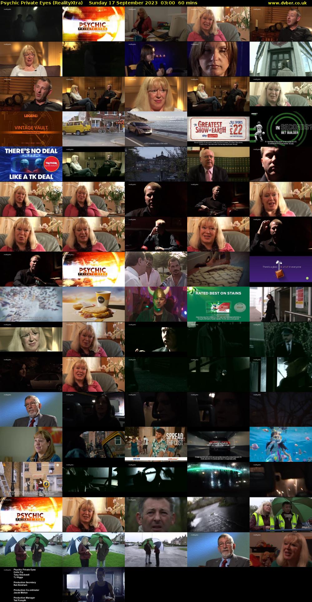 Psychic Private Eyes (RealityXtra) Sunday 17 September 2023 03:00 - 04:00