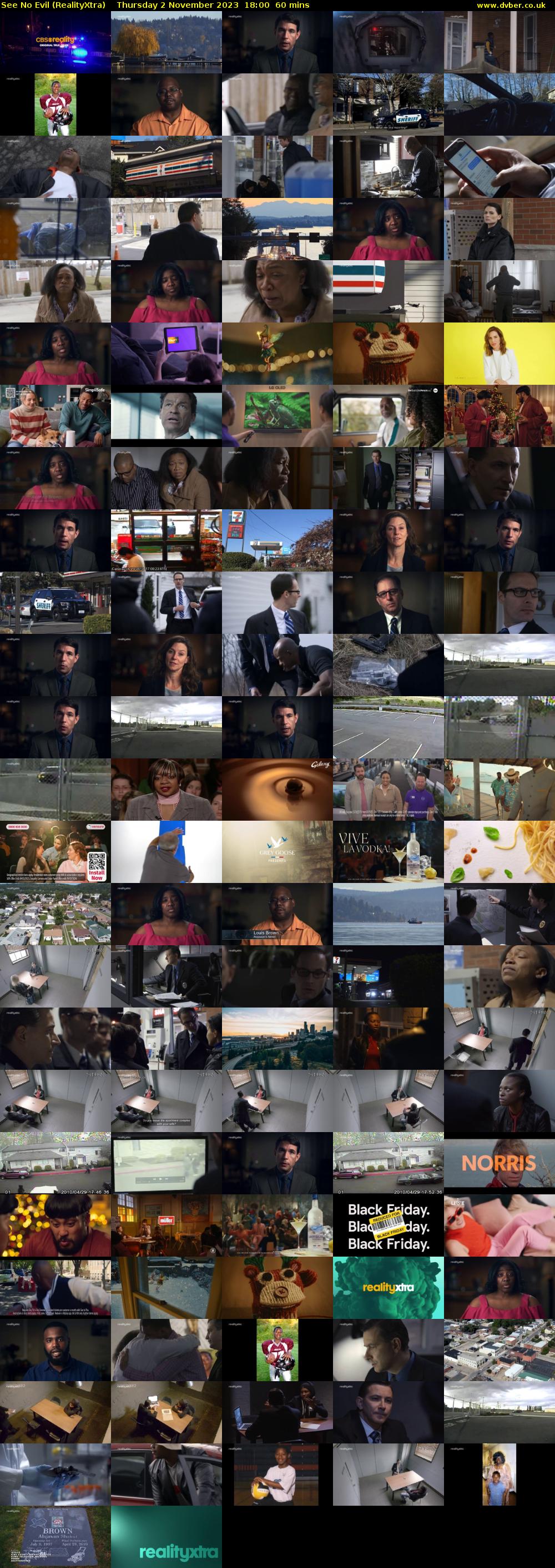 See No Evil (RealityXtra) Thursday 2 November 2023 18:00 - 19:00