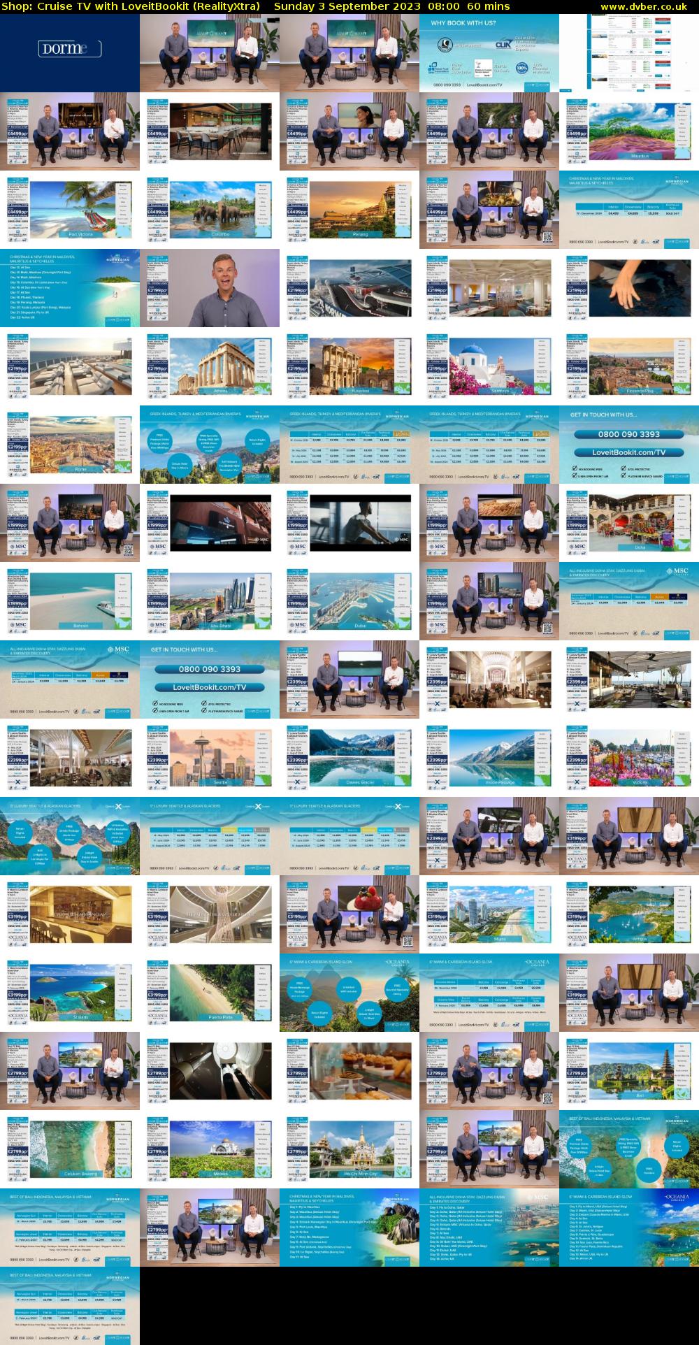 Shop: Cruise TV with LoveitBookit (RealityXtra) Sunday 3 September 2023 08:00 - 09:00