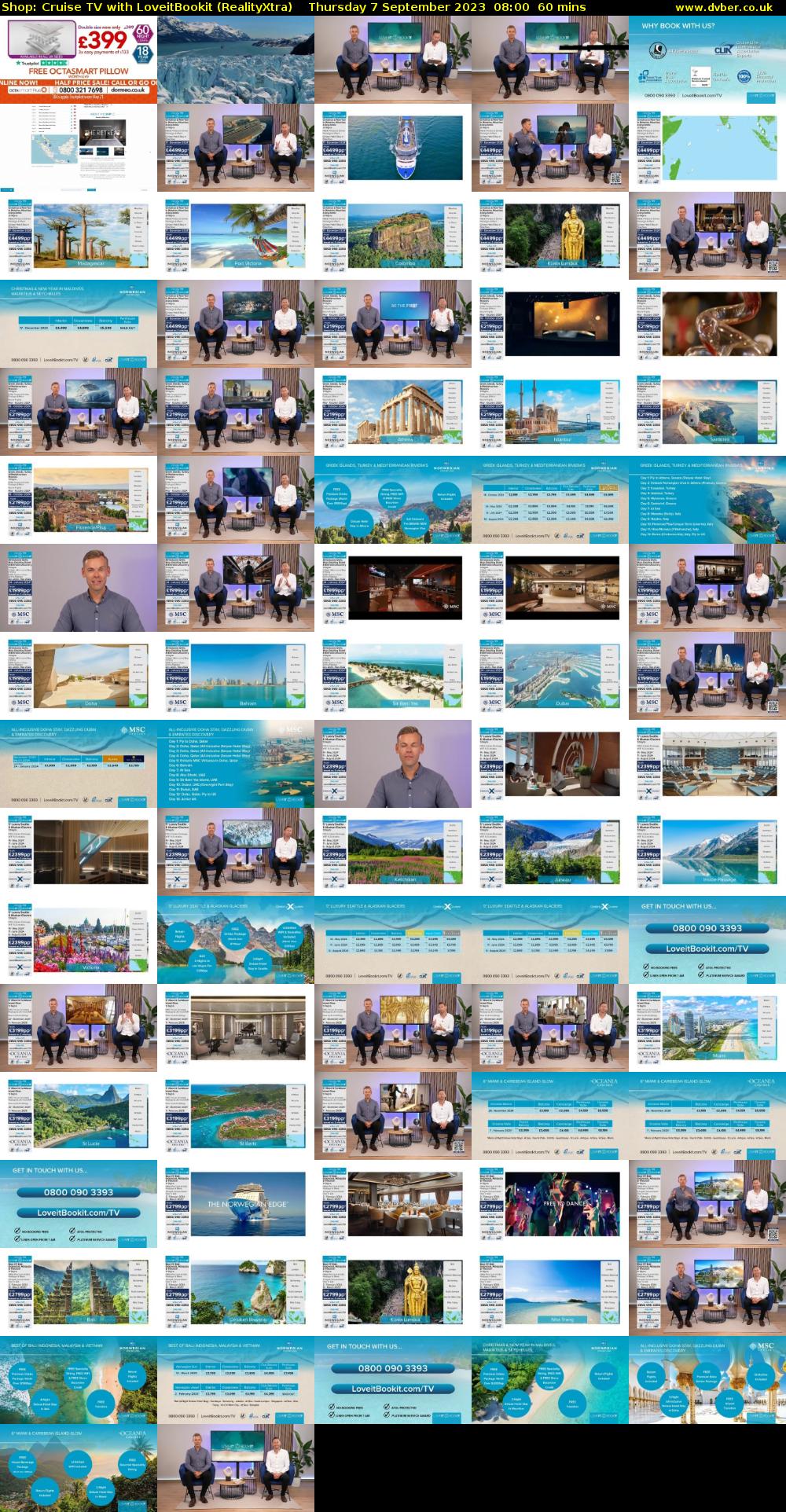 Shop: Cruise TV with LoveitBookit (RealityXtra) Thursday 7 September 2023 08:00 - 09:00