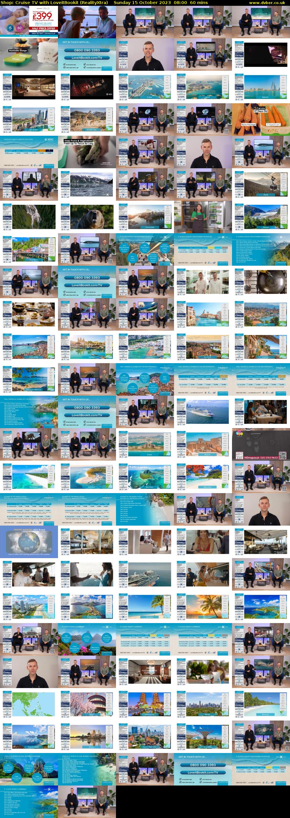 Shop: Cruise TV with LoveitBookit (RealityXtra) Sunday 15 October 2023 08:00 - 09:00