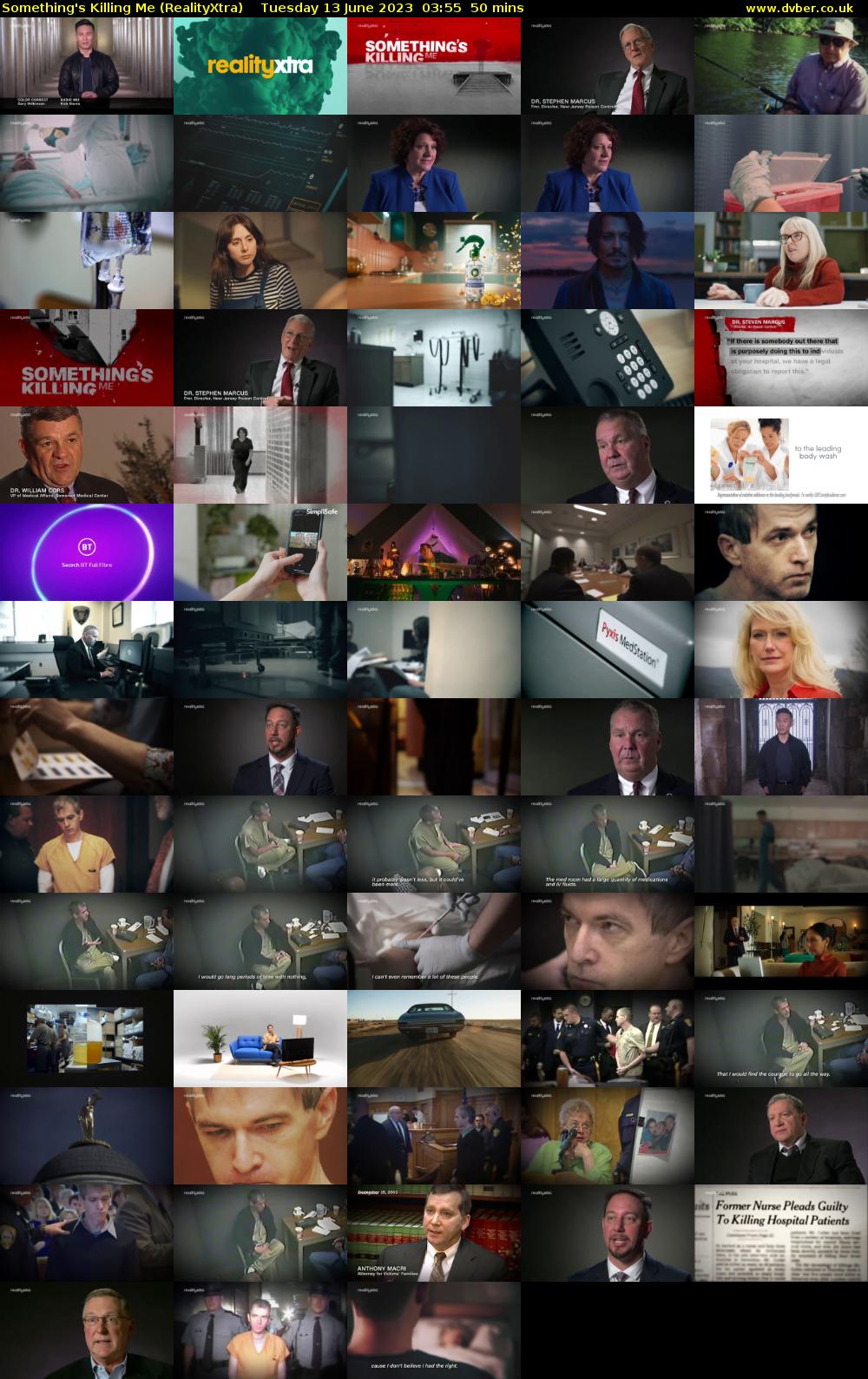 Something's Killing Me (RealityXtra) Tuesday 13 June 2023 03:55 - 04:45