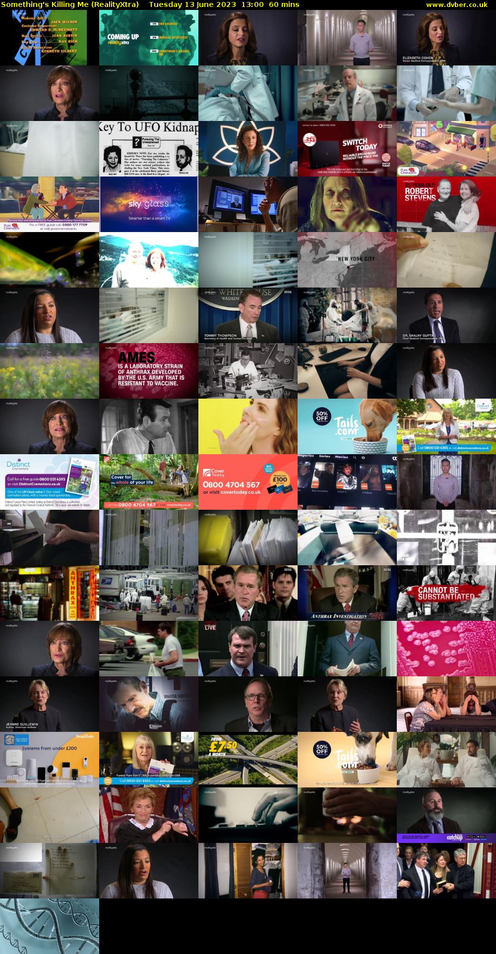 Something's Killing Me (RealityXtra) Tuesday 13 June 2023 13:00 - 14:00