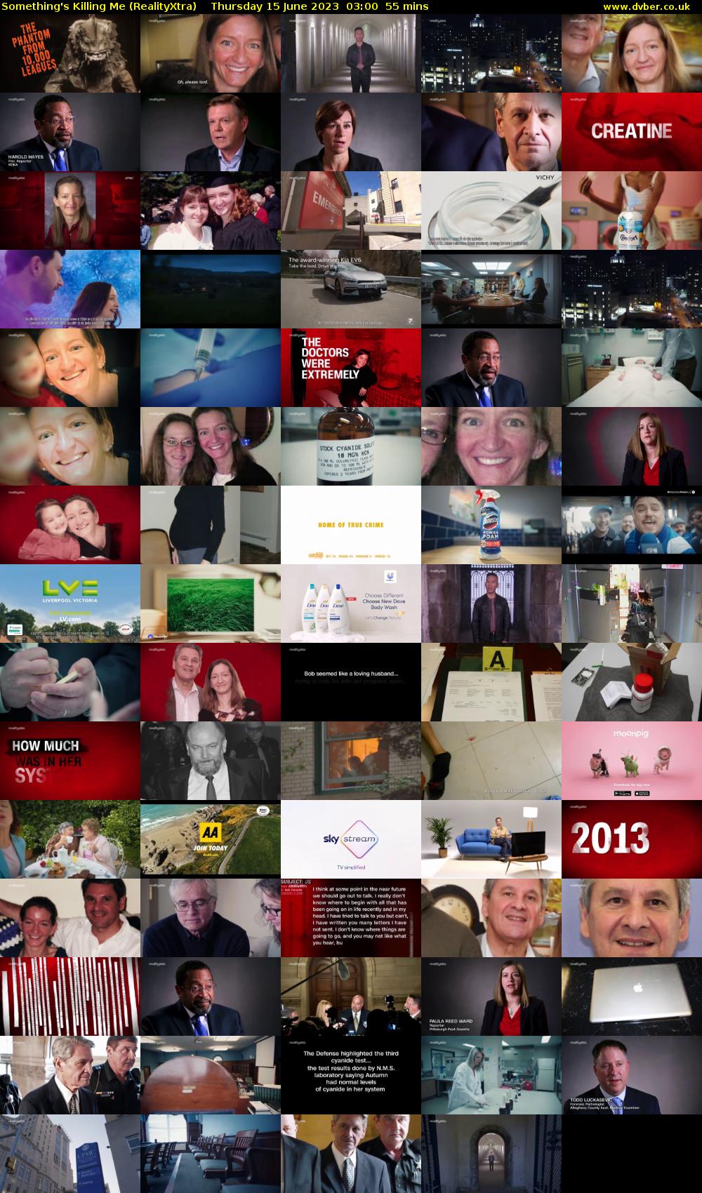Something's Killing Me (RealityXtra) Thursday 15 June 2023 03:00 - 03:55