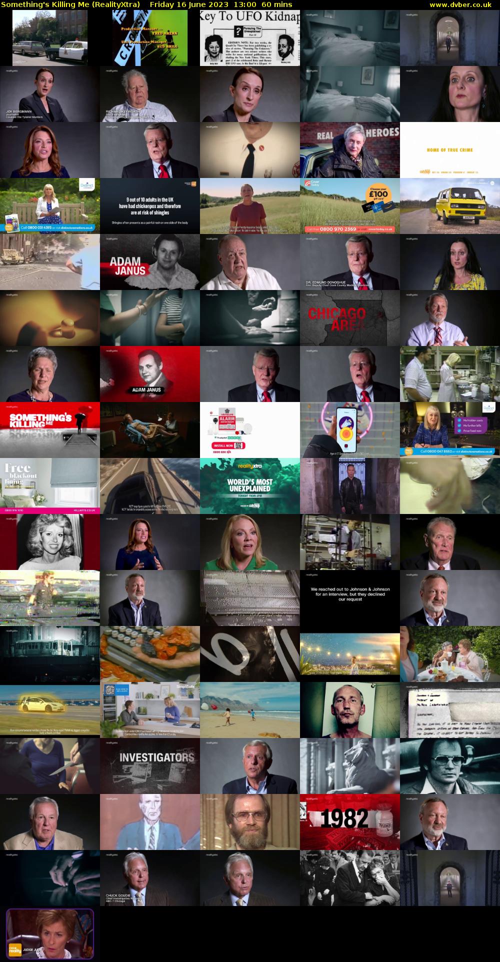 Something's Killing Me (RealityXtra) Friday 16 June 2023 13:00 - 14:00