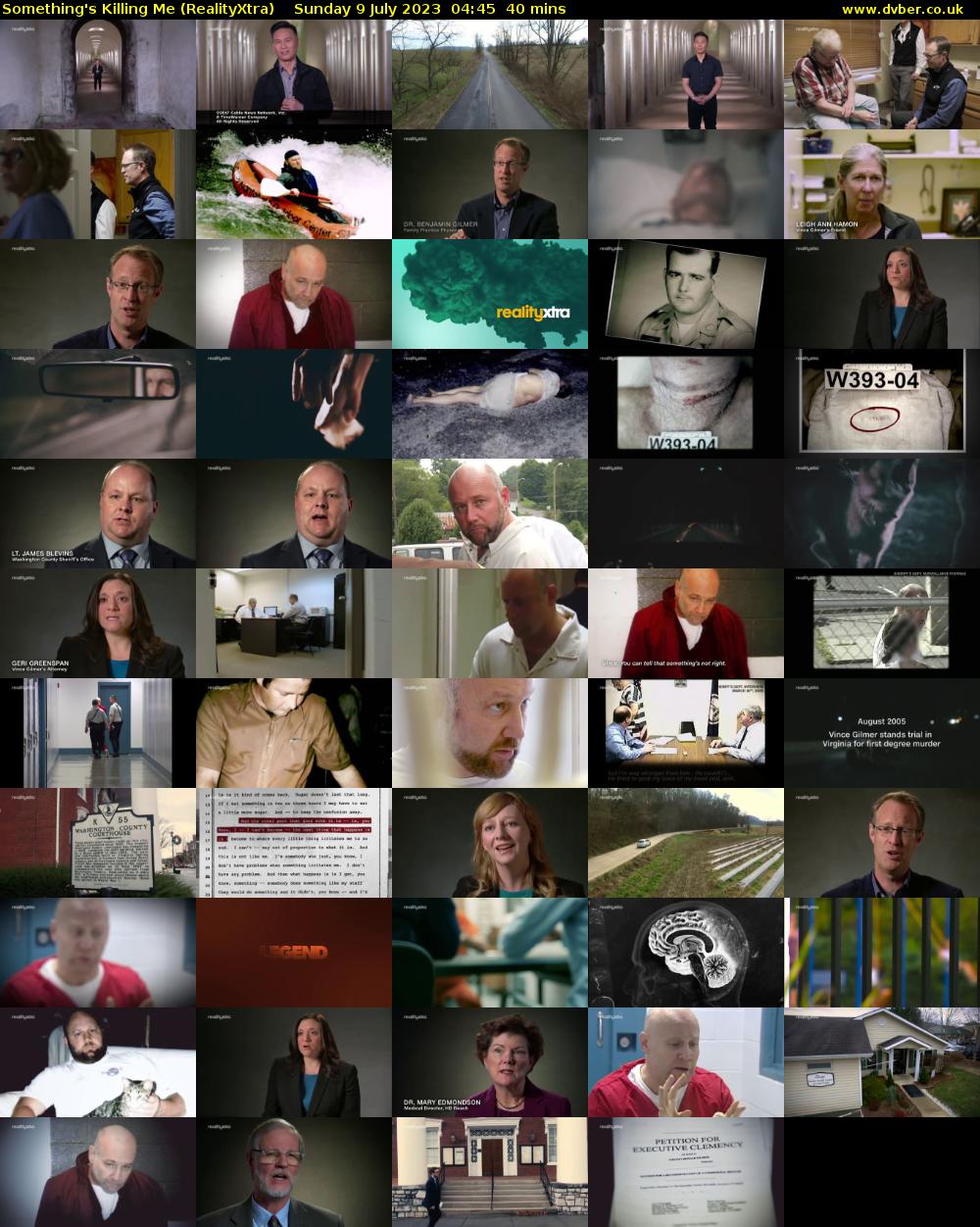 Something's Killing Me (RealityXtra) Sunday 9 July 2023 04:45 - 05:25