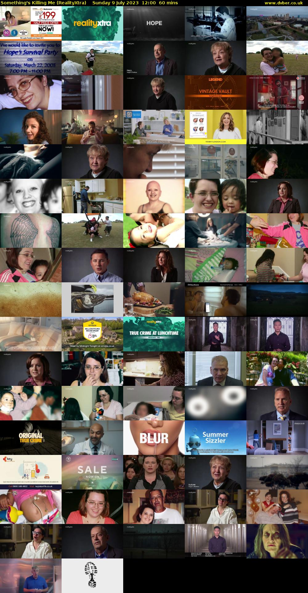 Something's Killing Me (RealityXtra) Sunday 9 July 2023 12:00 - 13:00