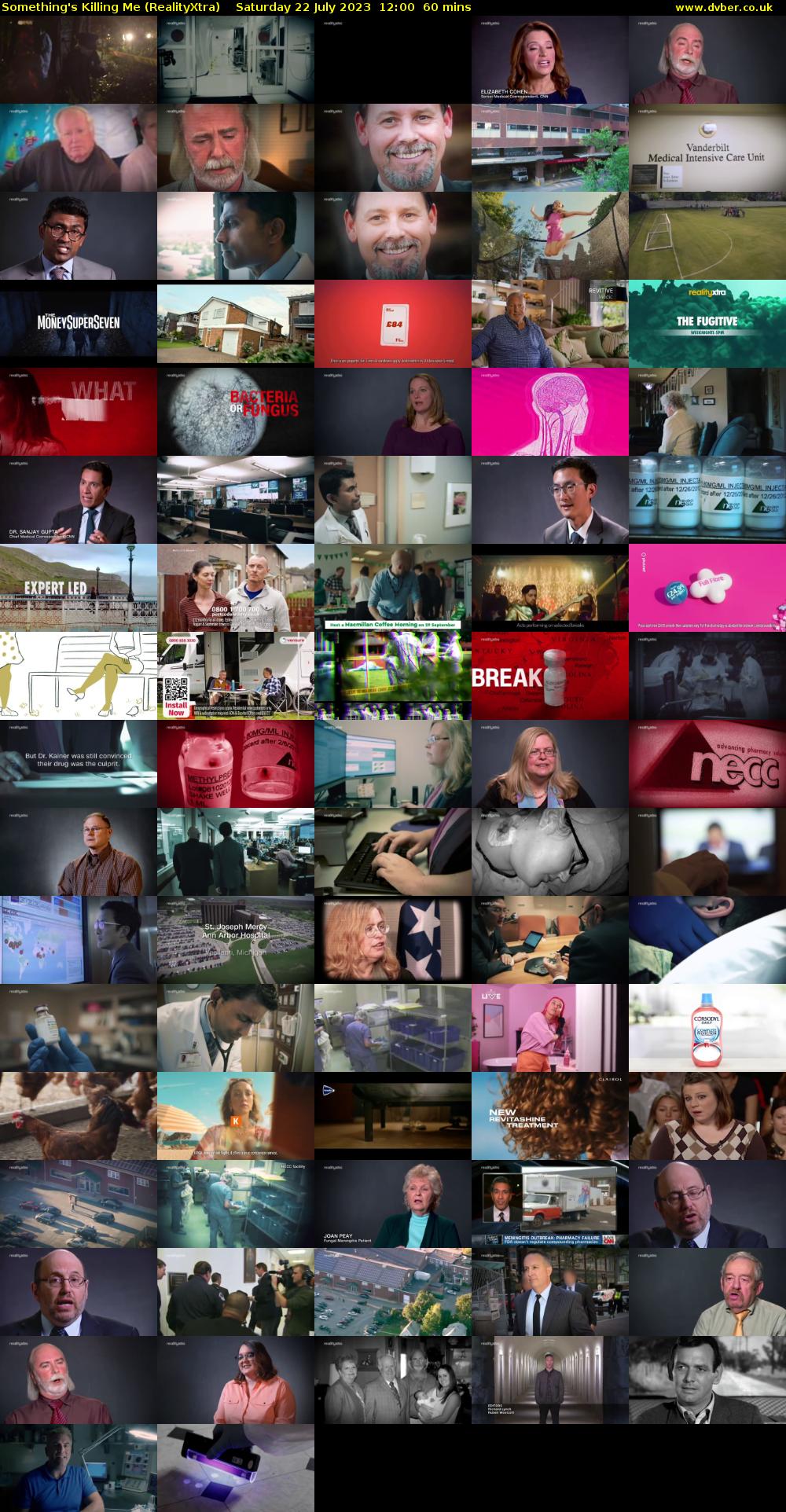 Something's Killing Me (RealityXtra) Saturday 22 July 2023 12:00 - 13:00