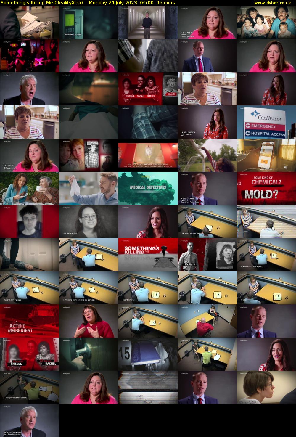 Something's Killing Me (RealityXtra) Monday 24 July 2023 04:00 - 04:45