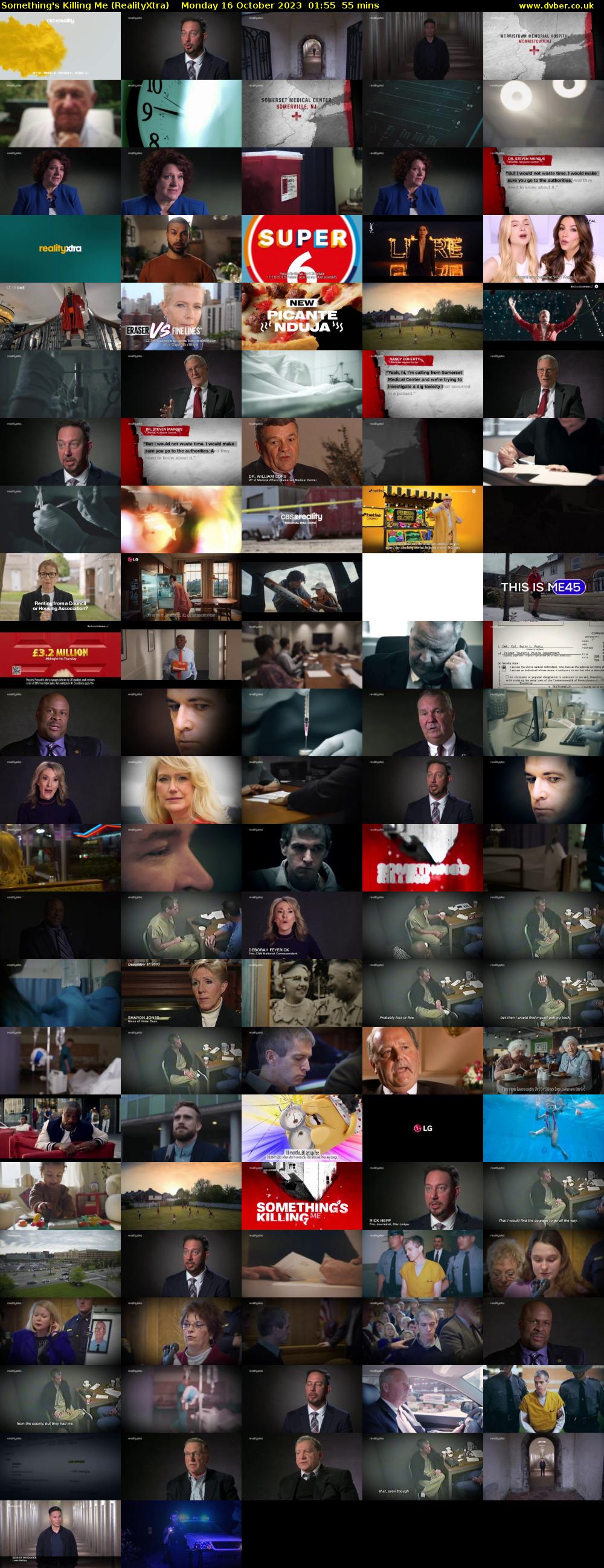 Something's Killing Me (RealityXtra) Monday 16 October 2023 01:55 - 02:50