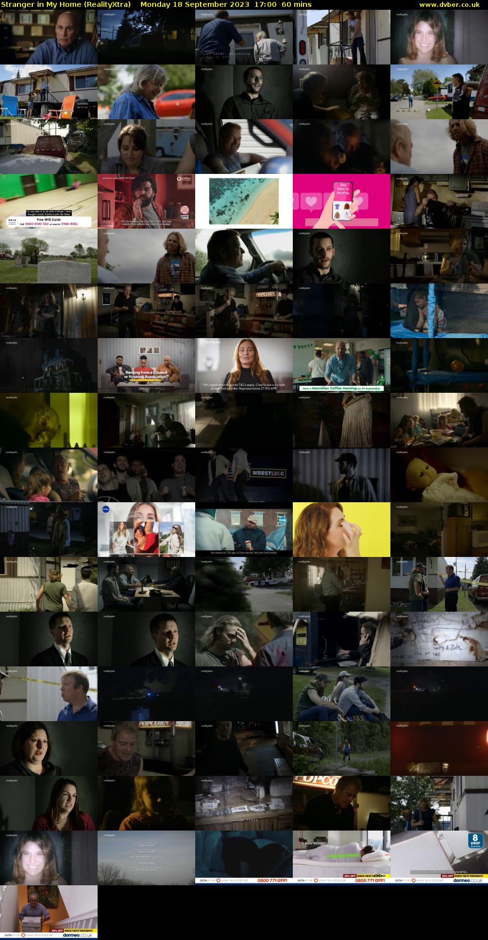 Stranger in My Home (RealityXtra) Monday 18 September 2023 17:00 - 18:00