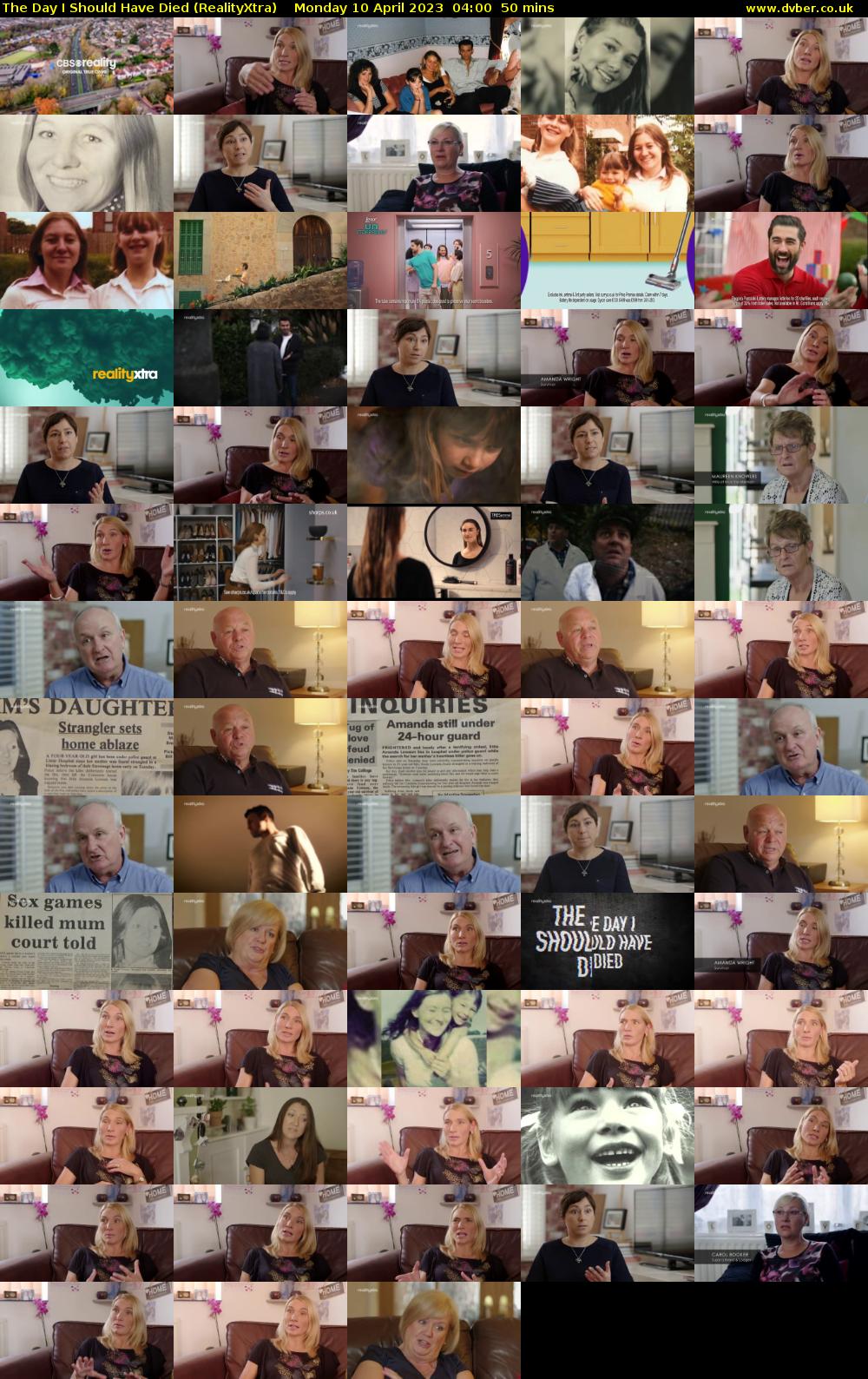 The Day I Should Have Died (RealityXtra) Monday 10 April 2023 04:00 - 04:50