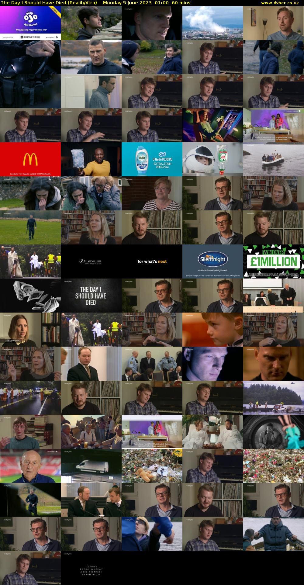 The Day I Should Have Died (RealityXtra) Monday 5 June 2023 01:00 - 02:00