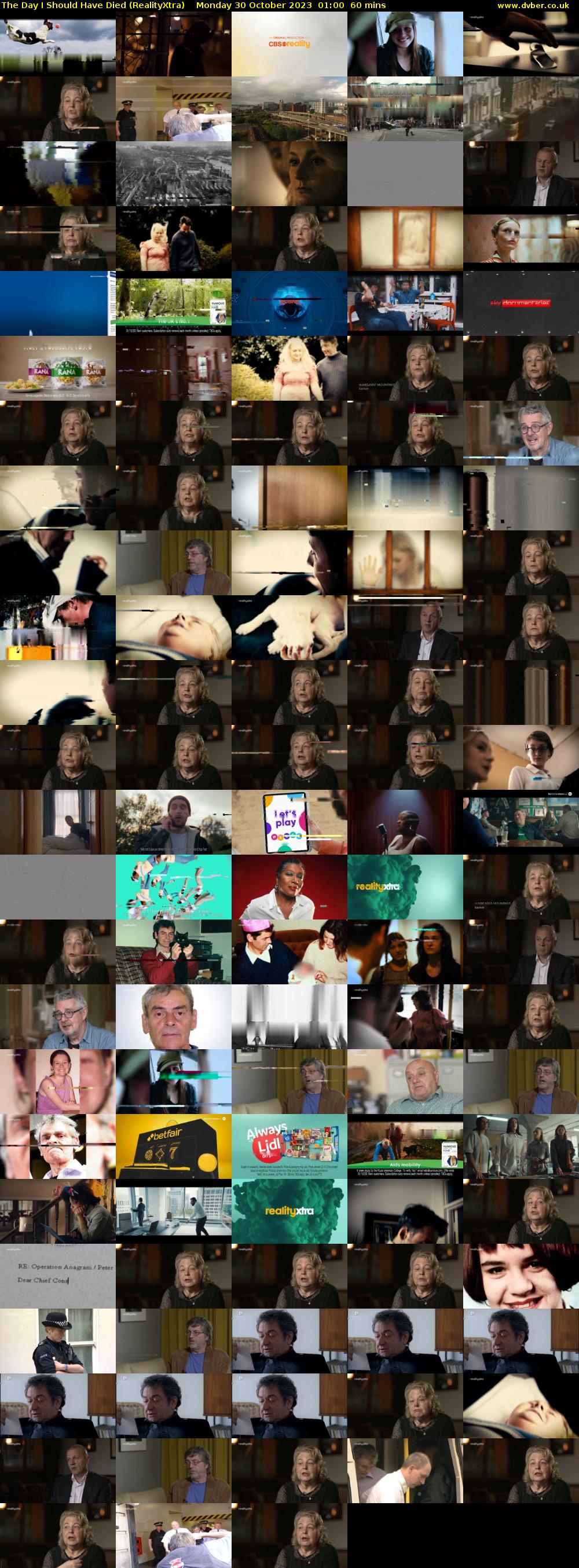 The Day I Should Have Died (RealityXtra) Monday 30 October 2023 01:00 - 02:00