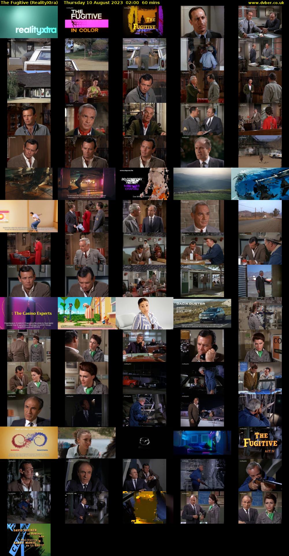 The Fugitive (RealityXtra) Thursday 10 August 2023 02:00 - 03:00