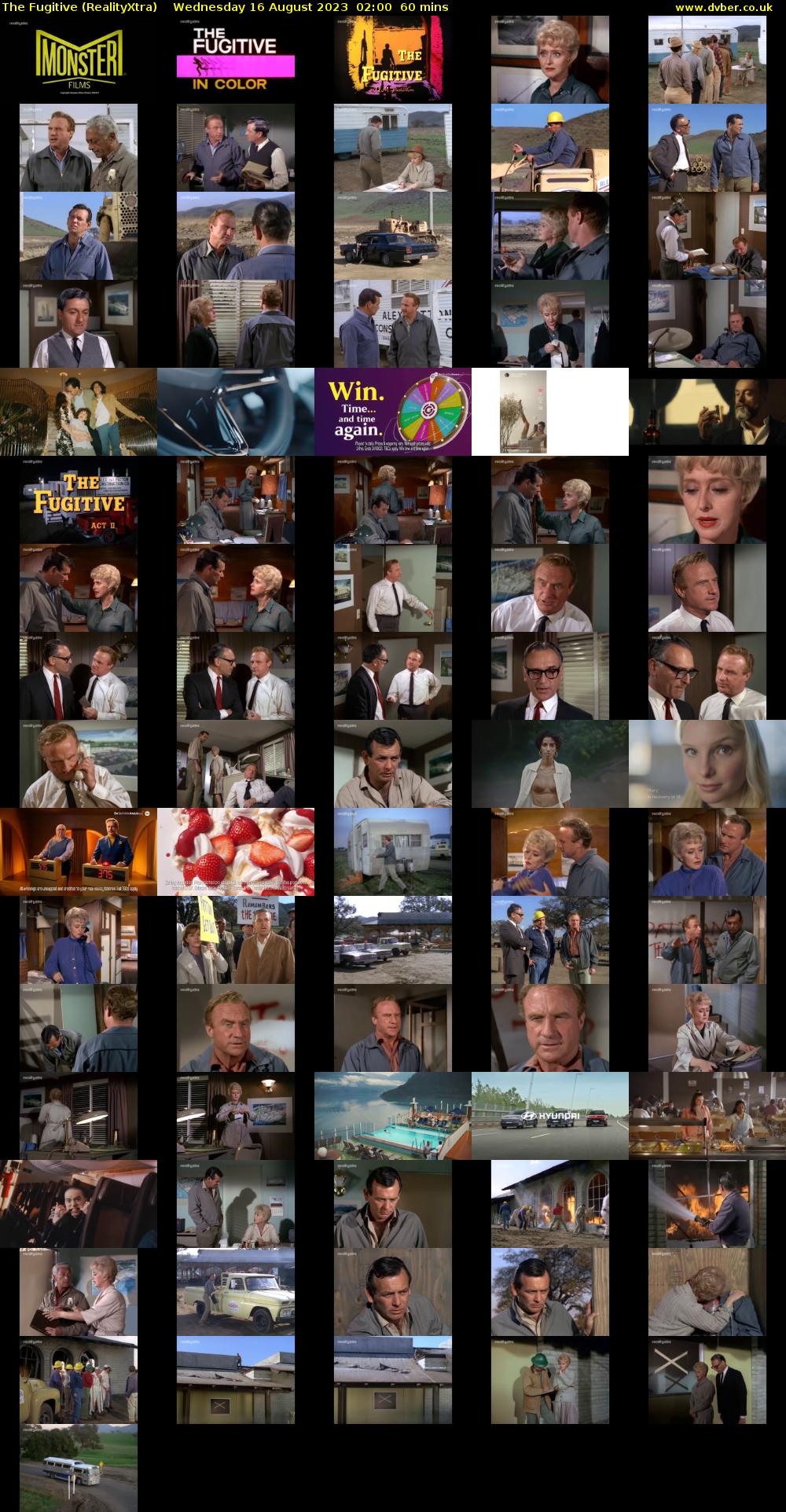 The Fugitive (RealityXtra) Wednesday 16 August 2023 02:00 - 03:00
