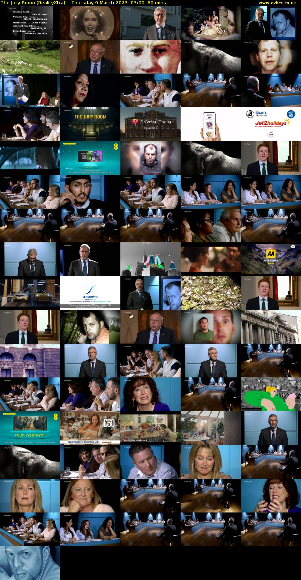 The Jury Room (RealityXtra) Thursday 9 March 2023 03:00 - 04:00