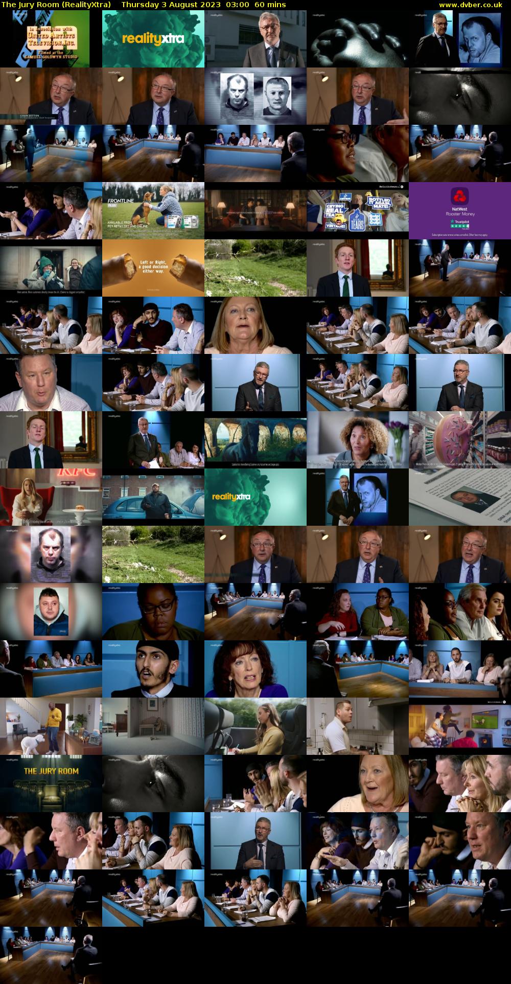 The Jury Room (RealityXtra) Thursday 3 August 2023 03:00 - 04:00