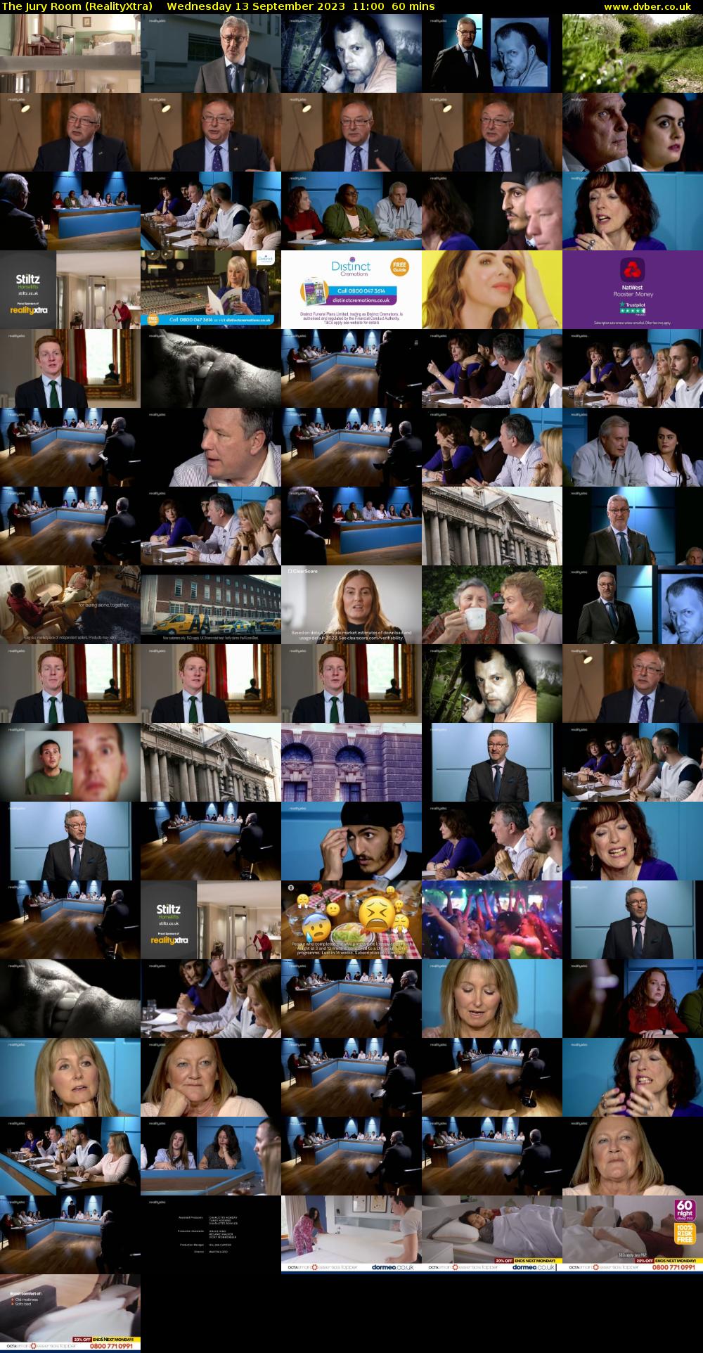 The Jury Room (RealityXtra) Wednesday 13 September 2023 11:00 - 12:00