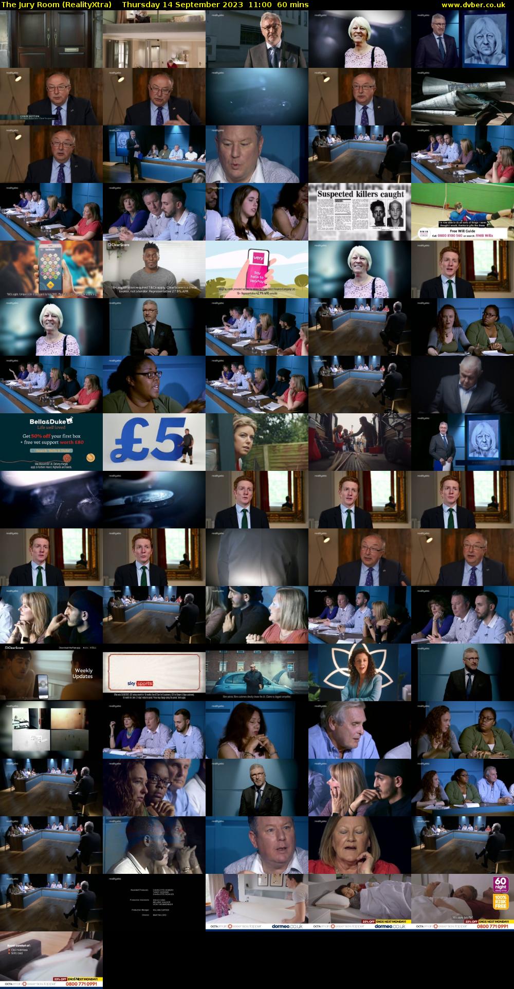 The Jury Room (RealityXtra) Thursday 14 September 2023 11:00 - 12:00