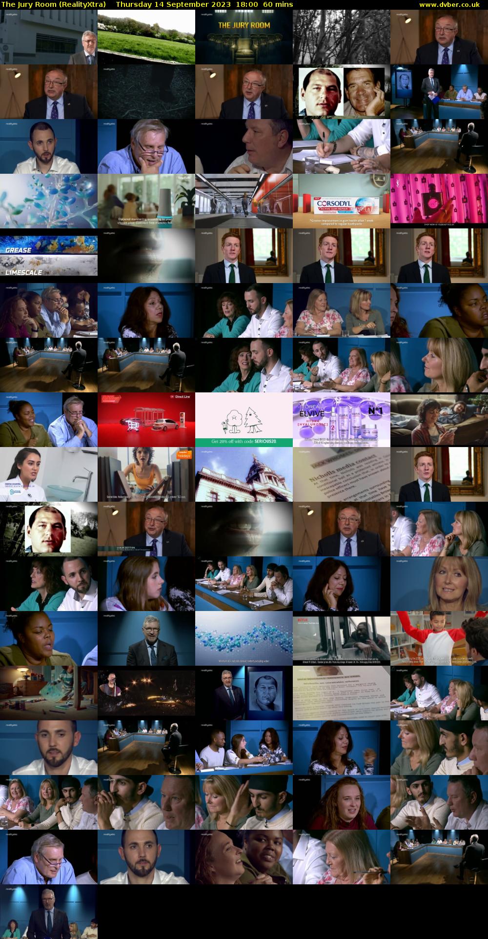 The Jury Room (RealityXtra) Thursday 14 September 2023 18:00 - 19:00