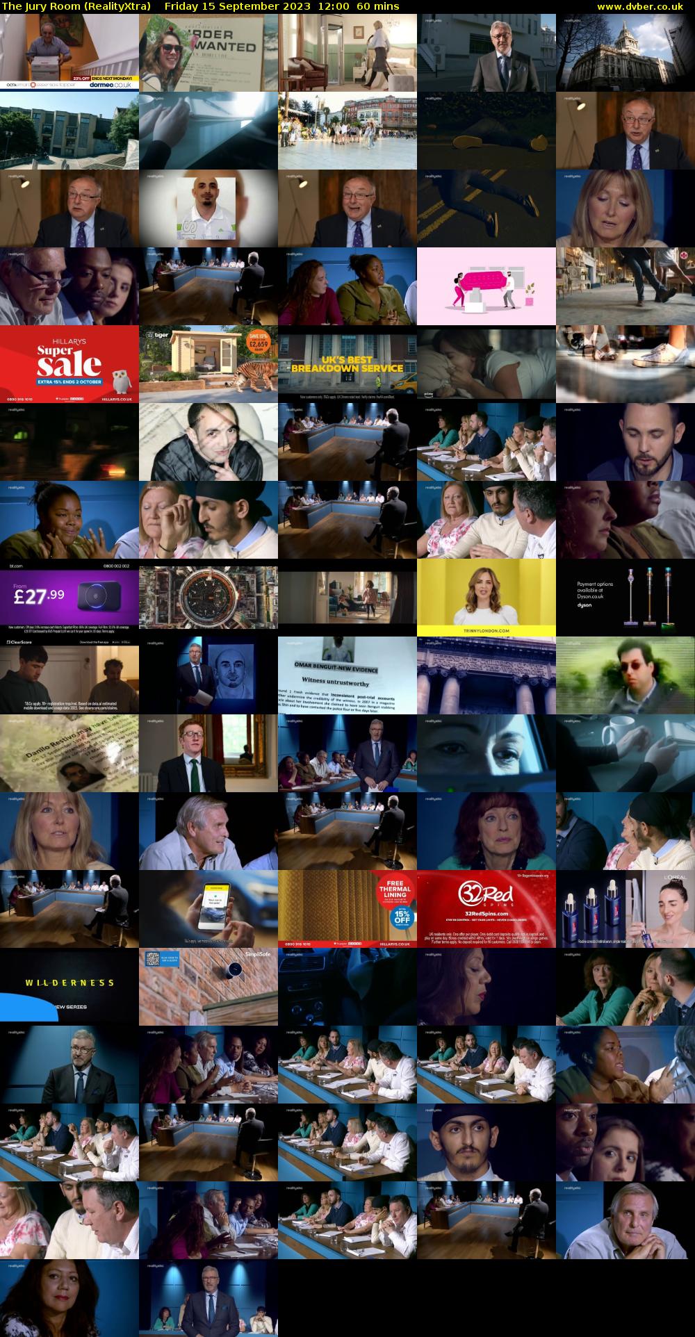 The Jury Room (RealityXtra) Friday 15 September 2023 12:00 - 13:00