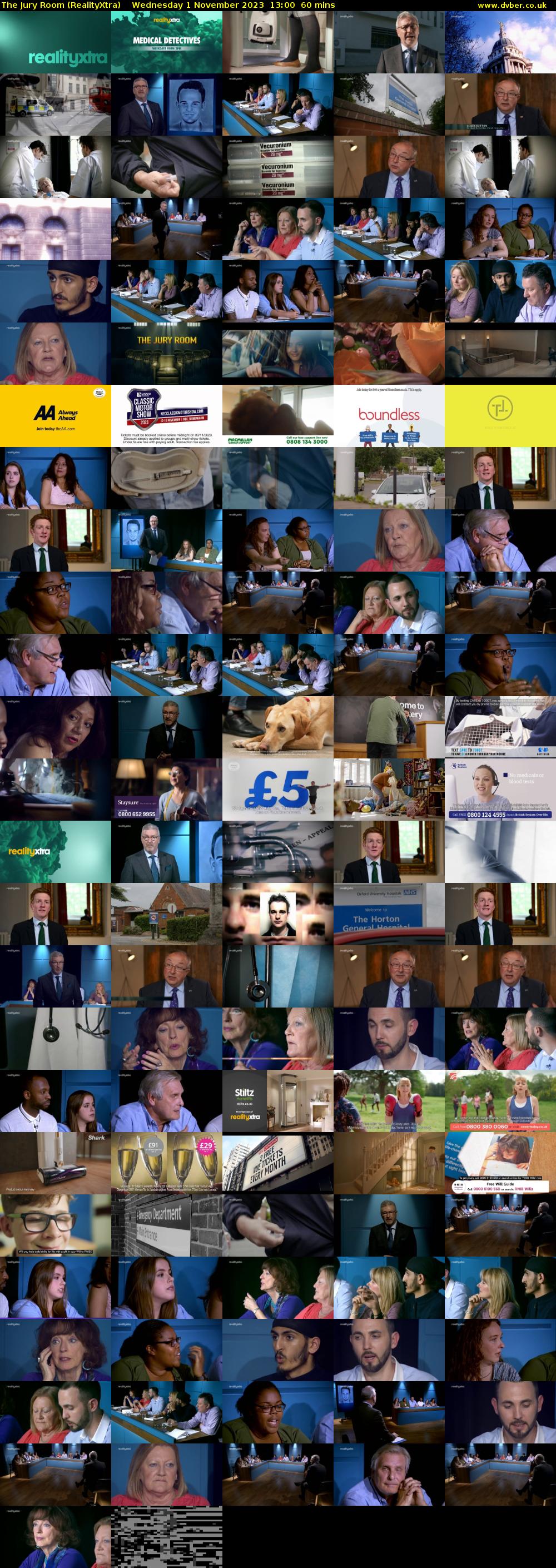 The Jury Room (RealityXtra) Wednesday 1 November 2023 13:00 - 14:00