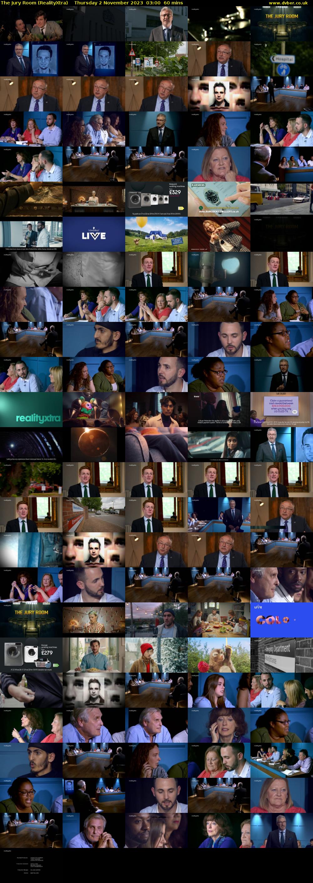The Jury Room (RealityXtra) Thursday 2 November 2023 03:00 - 04:00