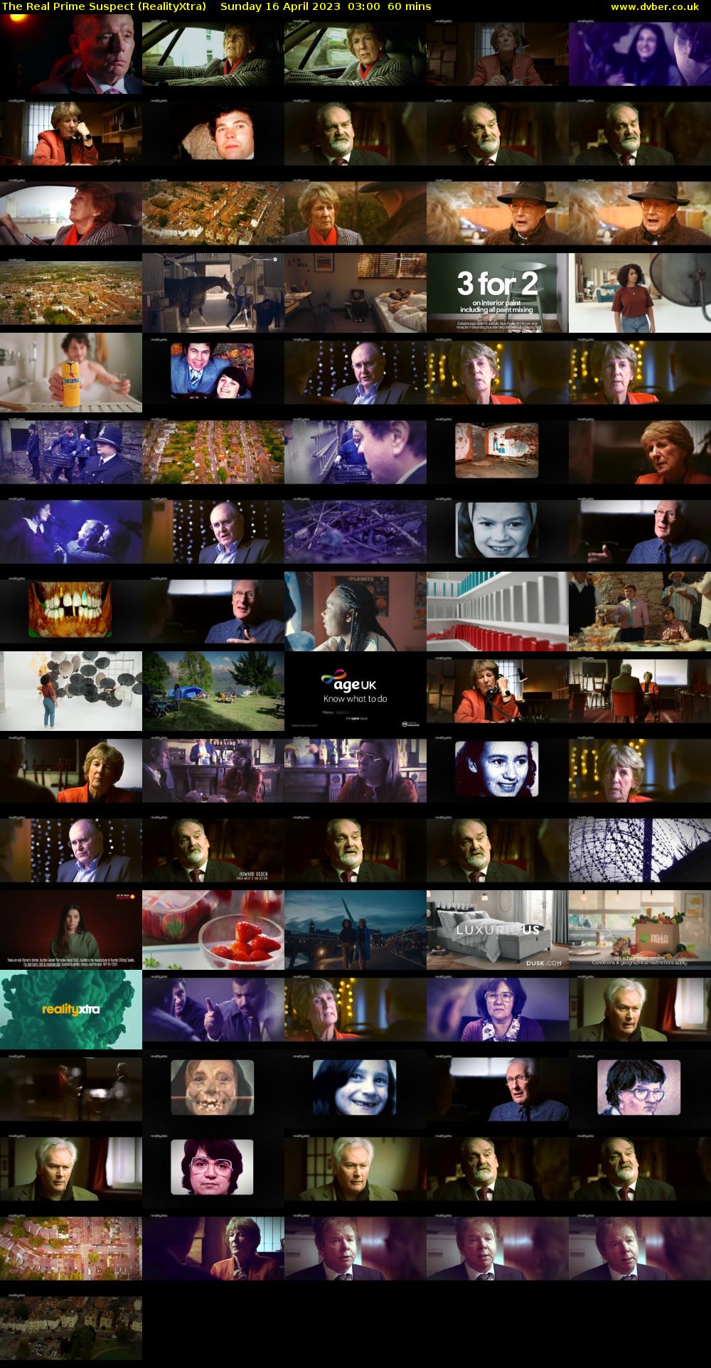 The Real Prime Suspect (RealityXtra) Sunday 16 April 2023 03:00 - 04:00