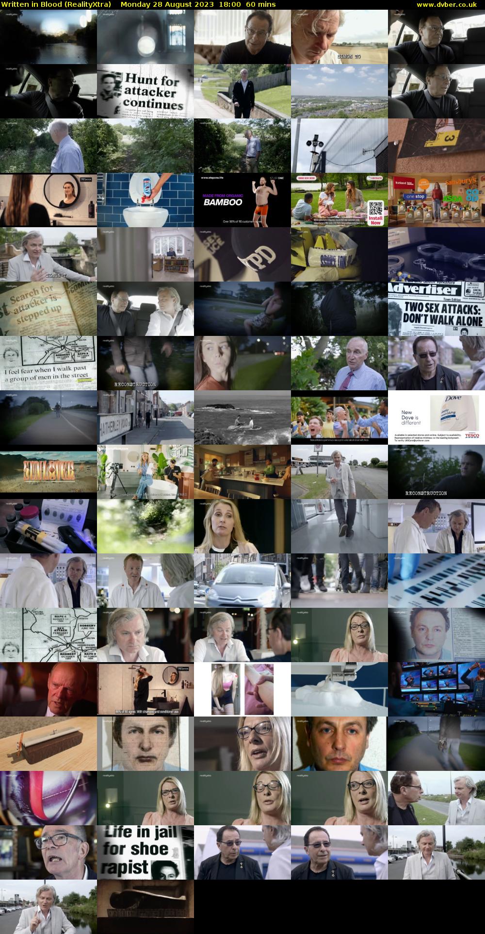Written in Blood (RealityXtra) Monday 28 August 2023 18:00 - 19:00