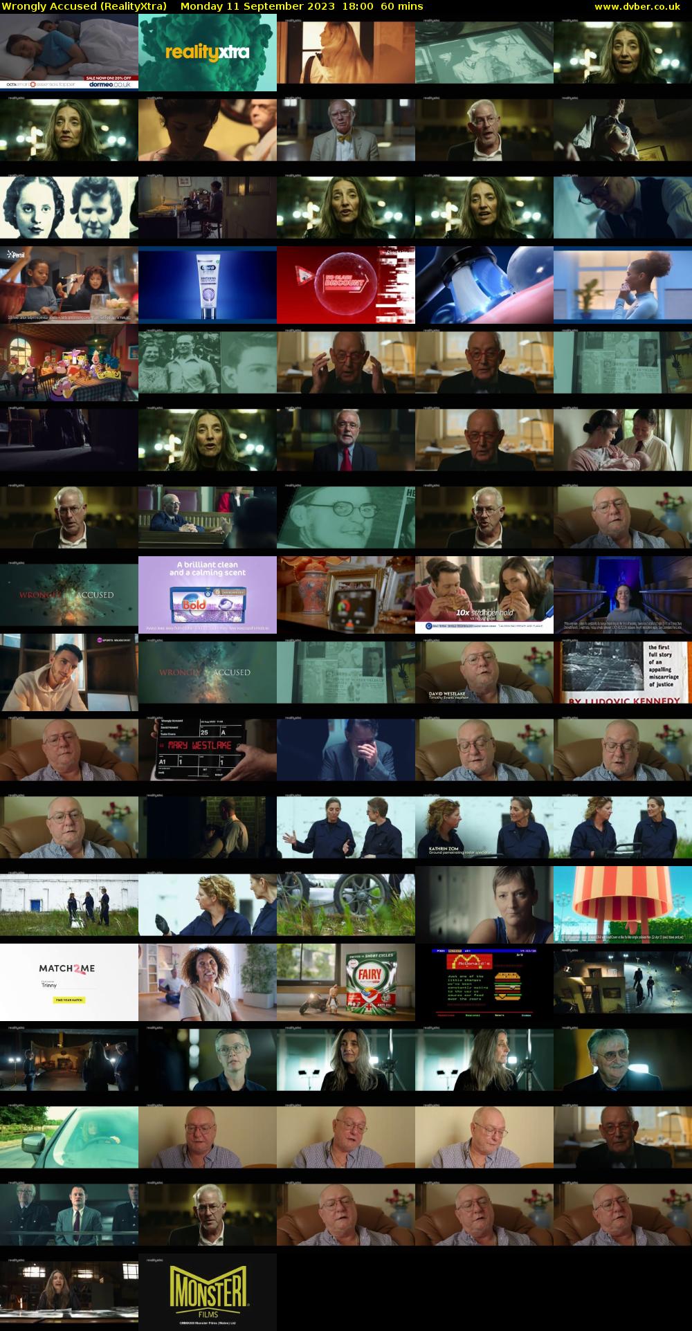 Wrongly Accused (RealityXtra) Monday 11 September 2023 18:00 - 19:00