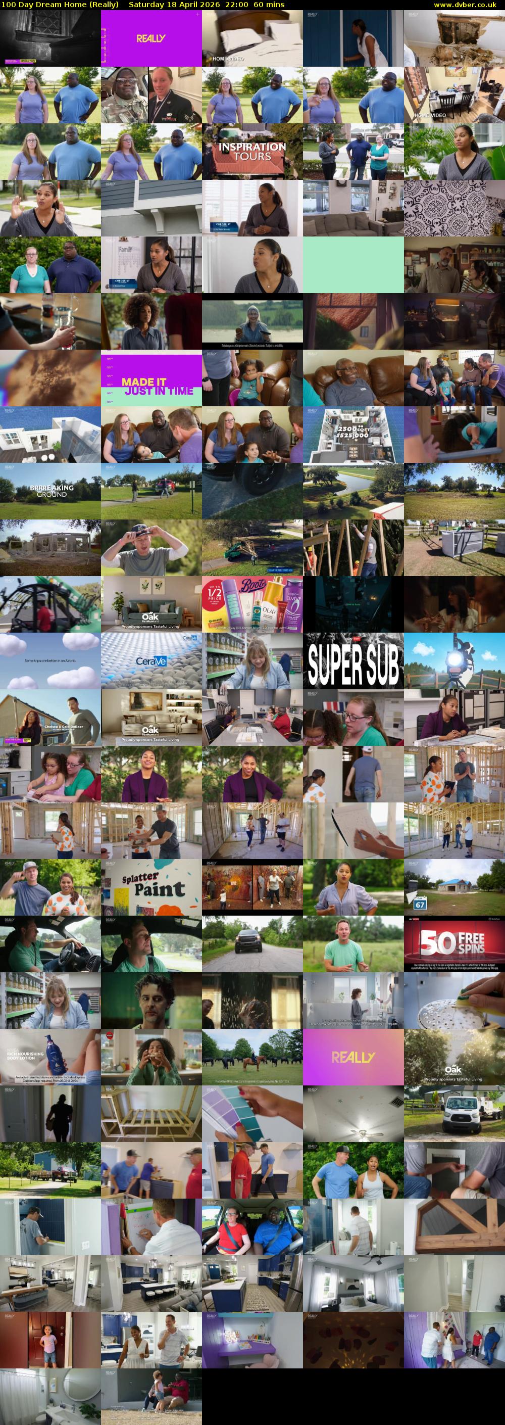 100 Day Dream Home (Really) Saturday 18 April 2026 22:00 - 23:00